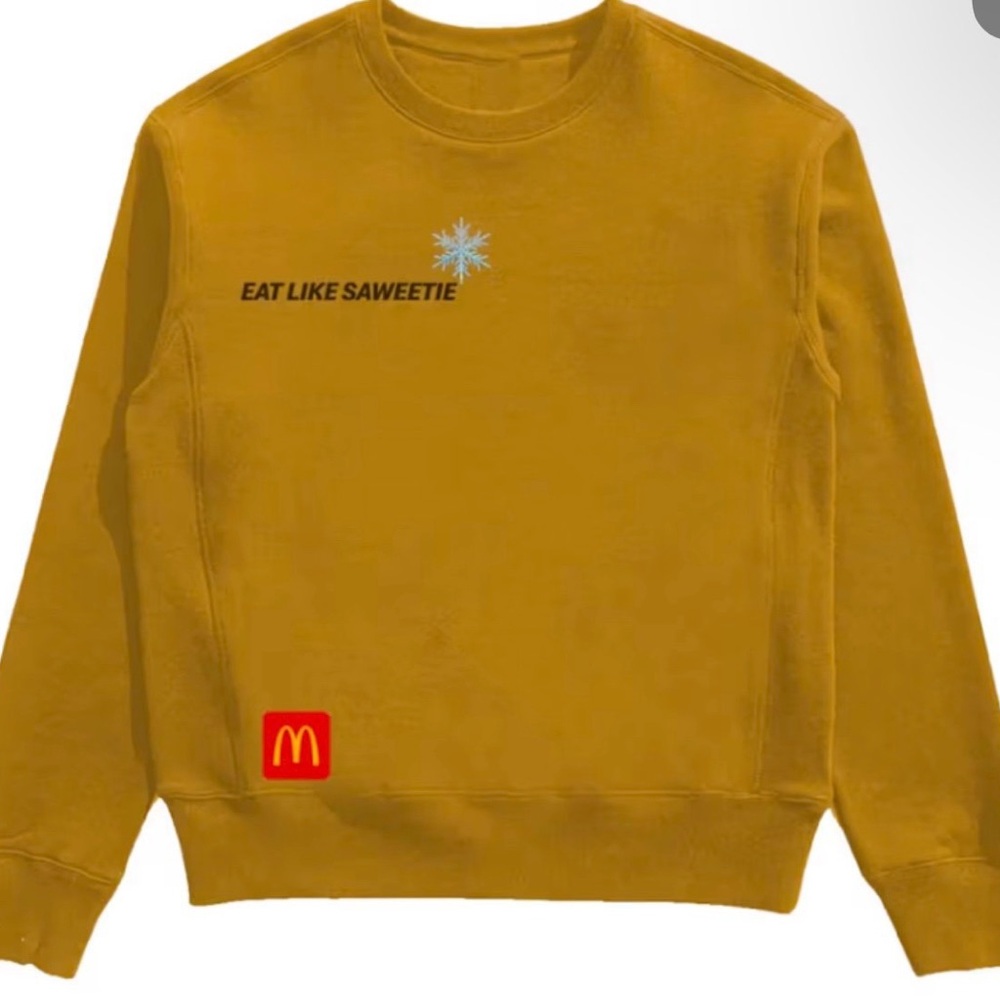 NEW Unreleased Saweetie McDonalds collab Eat like Saweetie Sweatshirt Size Small